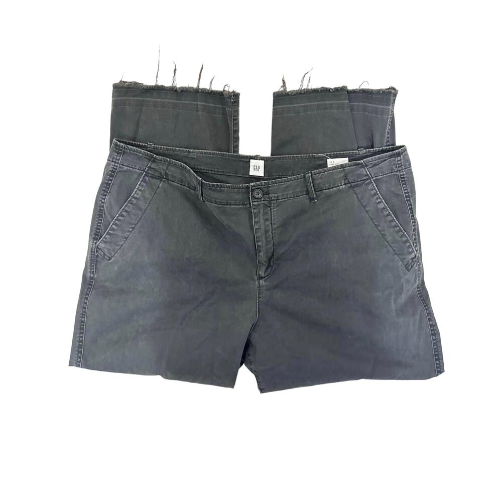 GAP Womens Crop Kick Moonless Night Black‎ Denim Jeans Size 20